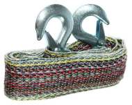 Буксировочный трос 7тонн*4метра 2крюка Арт-7152126