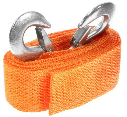 Буксировочный трос 7тонн*4метра 2крюка Арт-7152126