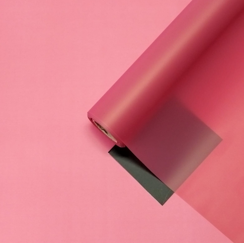 Пленка матовая Лайт Яркая Малина 58см/400гр Пленка матовая Лайт Яркая Малина 58см/400гр