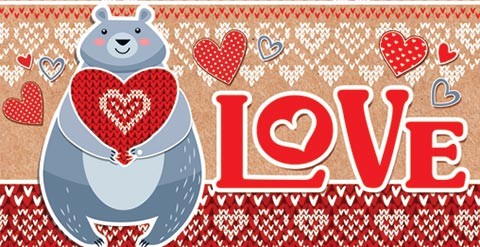 Конверт для денег LOVE Арт-2-16-14007