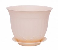 Горшок Ангара 2,5лит Белый с поддоном