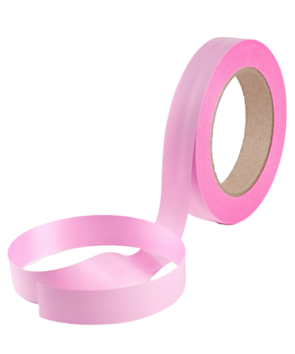 Лента Простая 2см*50ярд Двухцветная Пудра-Розовая