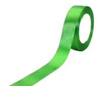 Лента Атласная 40мм*22ярд Зелёная