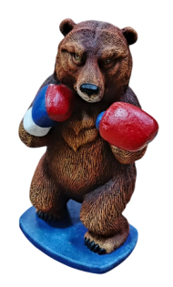 Фигурка Медведь Боксер Арт-Ф136ц 24см*18см*33см