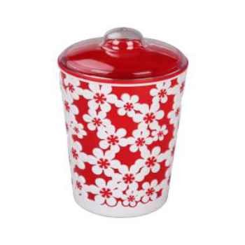 Ёмкость Дольче Вита 0,7лит Красн-Белый с крыш М-4709/ БАШ