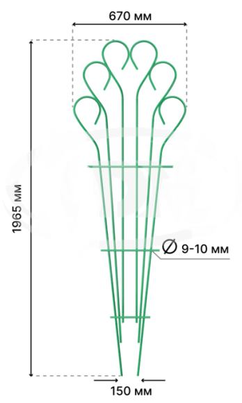 Шпалера Декоративная (В-200см Ш*67/15см) Шпалера Декоративная (В-200см Ш*67/15см)