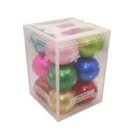 Ёлочное украшение Шары (6см/12шт) Перламутровые Арт-922011