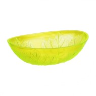 Салатник пластик Лист Овальн 2,8лит (СИБИРЬ)