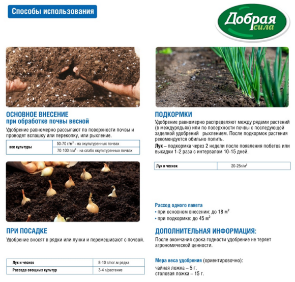 Удобрение Лук-Чеснок 0,9кг Добрая сила (1уп/12шт) Удобрение Лук-Чеснок 0,9кг Добрая сила (1уп/12шт)