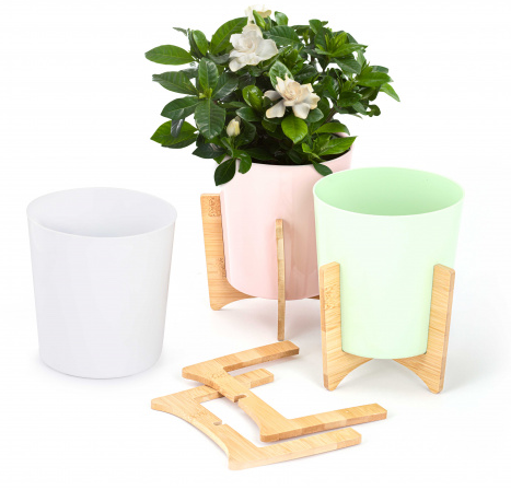 Горшок на ножках Алессия 1,8лит Розовый М-8265