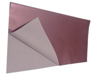 Пленка Листами металл Двусторонняя Розовое Вино 58/58см (1уп/10шт)Цена за лист