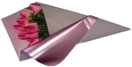 Пленка Листами металл Двусторонняя Розовое Вино 58/58см (1уп/10шт)Цена за лист Пленка Листами металл Двусторонняя Розовое Вино 58/58см (1уп/10шт)Цена за лист