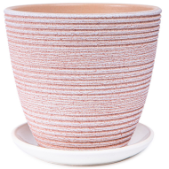 Кашпо Халва Крокус Бежевый №-1 (D-11,7см)