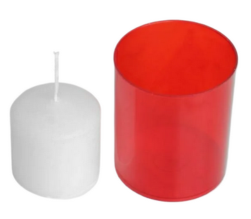 Свеча Поминальная пластик Цилиндр 60*100мм