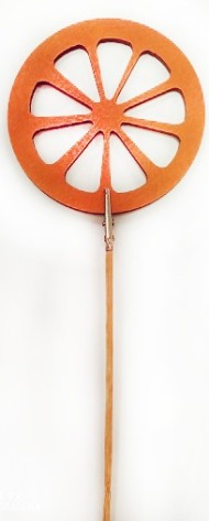 Топпер Апельсин 9*9см Оранжевый ЗА ШТУКУ (1уп/5шт)