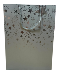 Сумочка пакет картон 310*420*120мм Звёздное небо Арт-5-356