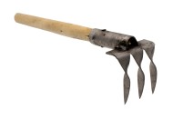 Мотыжка Грабли 3-х зуб нержавейка витые с ручкой ГВ-3н