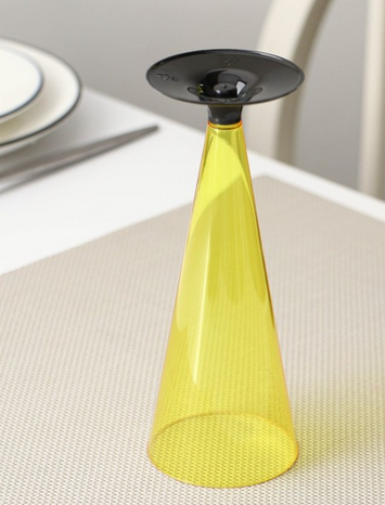 Фужер одноразовый Конус 150мл 6шт Жёлтый Арт-9379134