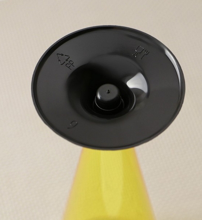 Фужер одноразовый Конус 150мл 6шт Жёлтый Арт-9379134