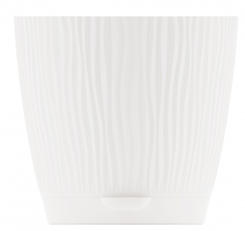 Горшок Флис 0,7лит Белый М-8426 с прикорневым поливом