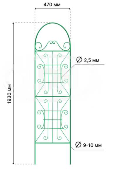Шпалера Классик (В-193см Ш*47см) Шпалера Классик (В-193см Ш*47см)