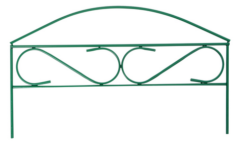 Заборчик металлический Узкий Мини 3,2м (5секций) высота 37см