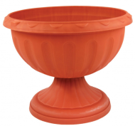 Горшок вазон на ножке Джулия 8лит Коричнев М-1555