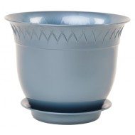 Горшок Santino Лилия 4лит Синий с поддоном