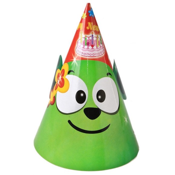 Колпак бумажный Волшебного дня рождения (1уп/10шт) Арт-4817851