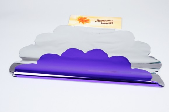 Салфетка металл Круглая Фиолетовая D-60см (1/50шт) Цена за лист