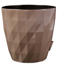 Горшок Соло RUBY 3лит Мокко Арт-6460 с прикорневым поливом