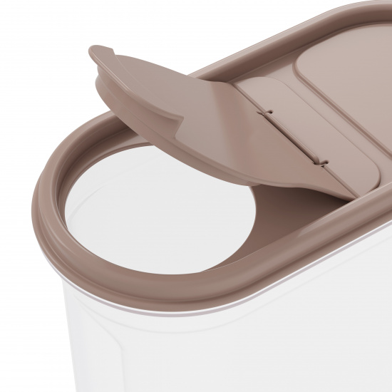 Ёмкость пластиковая для сыпучих продуктов Космо 1,65лит Арт-М-8818/17/16/8597