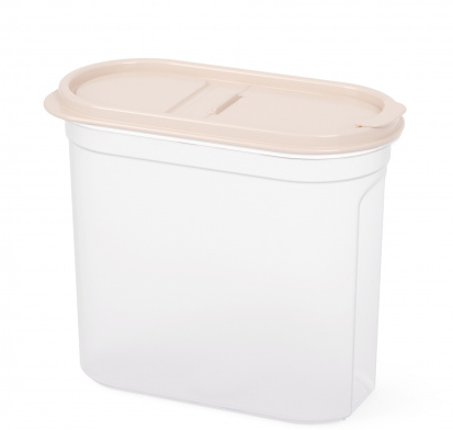 Ёмкость пластиковая для сыпучих продуктов Космо 1,65лит Арт-М-8818/17/16/8597