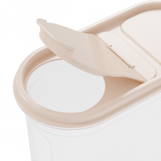 Ёмкость пластиковая для сыпучих продуктов Космо 1,65лит Арт-М-8818/17/16/8597