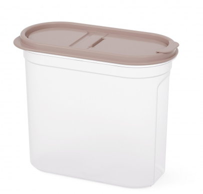 Ёмкость пластиковая для сыпучих продуктов Космо 1,65лит Арт-М-8818/17/16/8597