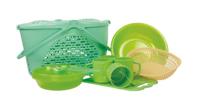 Набор посуды для Пикника Семейный отдых №2 4 персоны М-1115 1 ЭТАЖ
