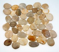 Каменная мозаика MS00-5М ГАЛЬКА серая