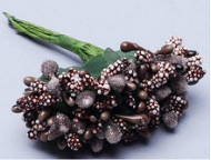 Набор Тычинки для искусственных цветов Шоколад 12шт