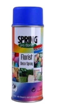 Спрей - краска для срезочных цветов Ярко-Синяя 400мл Арт-045