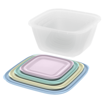 Набор Контейнеров пищевых Прованс №-2 4шт (0,6л/1л/1,7л/2,5л)