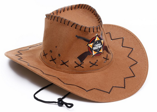 Шляпа Ковбойская Главный шериф р-р 56-58 Арт-3462368