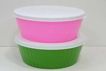 Ёмкость пластиковая контенер 1лит с крышкой КРАС