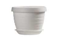 Горшок Толедо 2лит D-17см Белый с поддоном