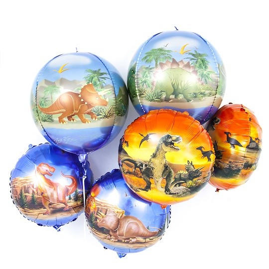 Шар фольгированный 18/46см Динозавр Бронтозавр