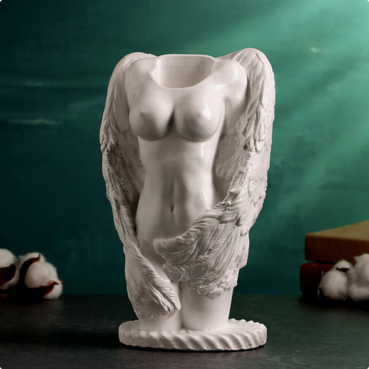 Ваза гипсовая Ангел Н-26см Арт-10180652