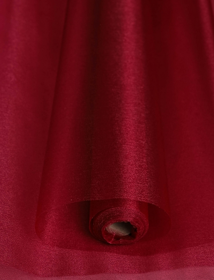 Органза снег 70см*9м Бордовая