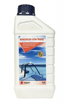 Альгицид Максисан 1лит (1уп/1шт) Средство от водорослей в бассейнах