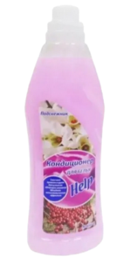 Кондиционер для белья HELP 1лит Подснежник и клюква (1уп/12шт)