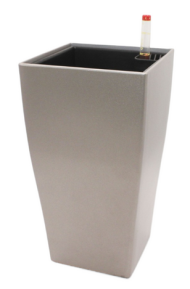 Горшок 1010-К Серебро 2,5лит (с автополивом)