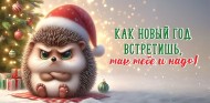 Конверт для денег Как встретишь Новый год так тебе и надо Арт-9201527